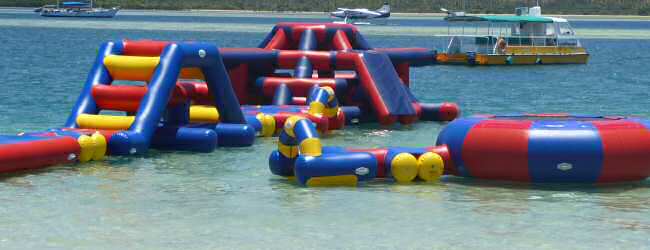 Plantation Island inflatable water park