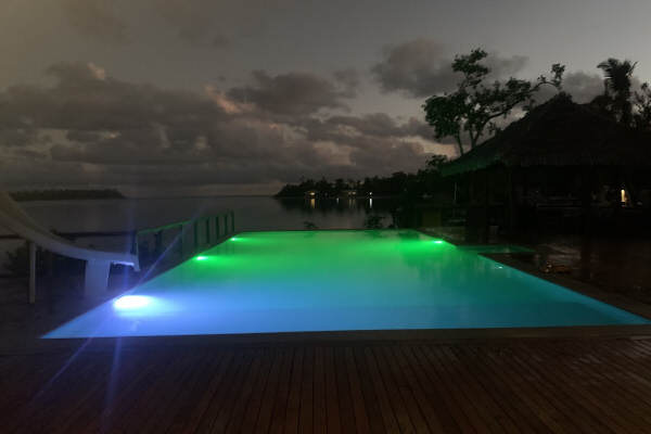 Erakor pool at night