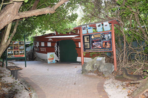 Entrance to Marineland Melanesia