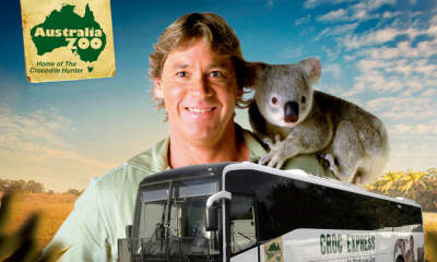 family travel Croc Express to Australia Zoo from Gold Coast