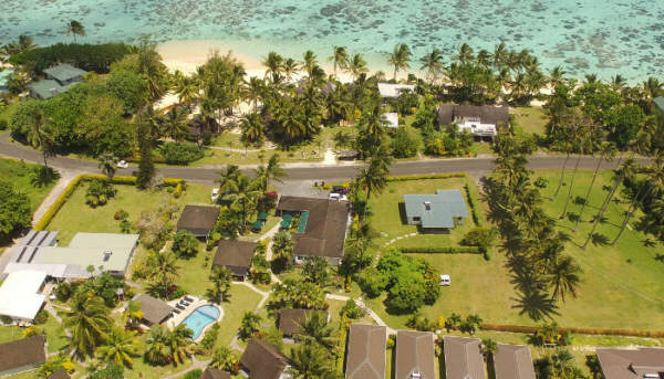 Cook Islands family accommodation - Palm Grove