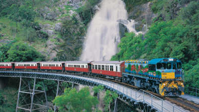 Family travel blog Cairns Scenic Railway