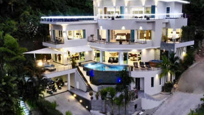Thailand family holidays 6 bedroom seaview villa