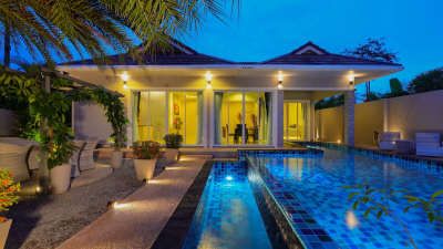 Thailand family holidays 3 bed pool villa